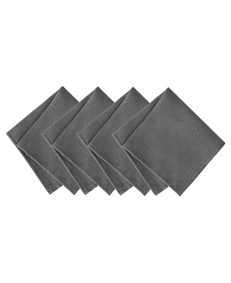 Laurel Solid Texture Water and Stain Resistant Napkins, Set of 4