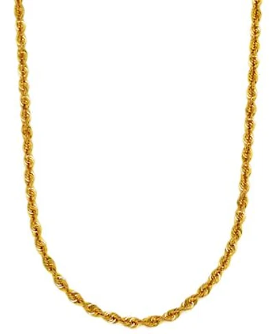 Sparkle Rope Link Chain 3 5 8mm Collection In 14k Gold