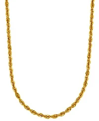 Sparkle Rope Link Chain 3 5 8mm Collection In 14k Gold