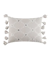 Levtex St. Ives Embroidered Decorative Pillow, 14" x 18"
