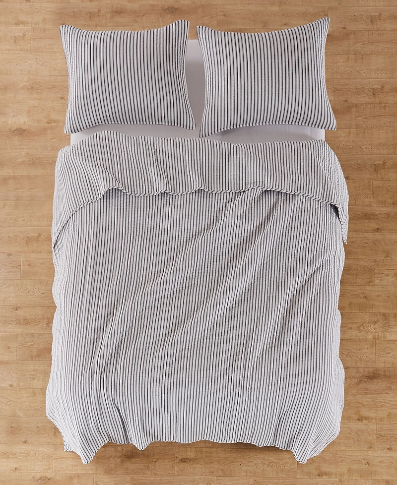 Levtex Tobago Stripe Reversible 3-Pc. Quilt Set, King/California King
