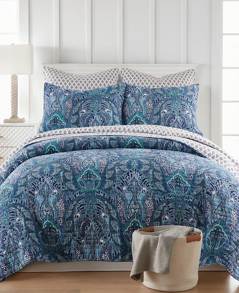 Levtex Bellamy Reversible 3-Pc. Quilt Set, Full/Queen