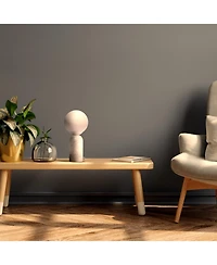 Brightech Mila Tall 15" Dimmable Led Table Lamp with Marble Base