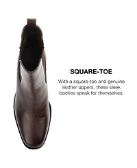 Journee Signature Women's Rowann Block Heel Chelsea Booties