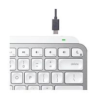 Logitech Mx Keys Mini Tkl Bluetooth Keyboard For Apple mac Os, iPad Os - Pale Gray