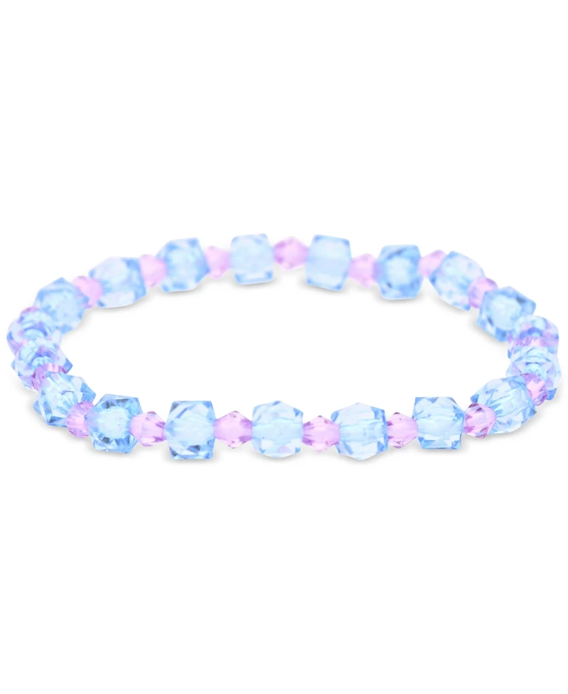 Accutime Girls' Digital Disney Frozen Light Blue Silicone Strap Watch 33mm Gift Set