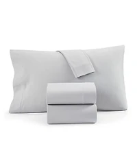 Charter Club Solid Flannel Cotton 4-Pc. Sheet Set, Full, Exclusively at Macy's