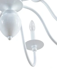 Martha Stewart Amelia 8-Light Traditional Metal Chandelier