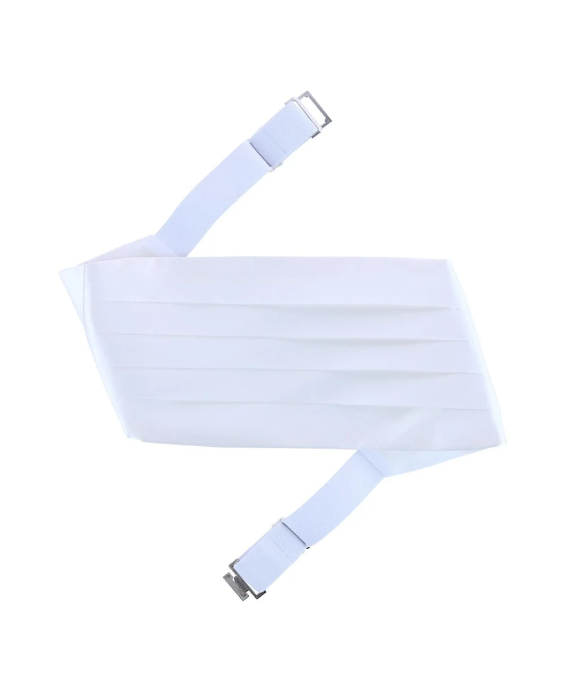 Trafalgar Sutton Solid Color Silk Cummerbund