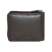 Club Rochelier Men's Zip Around Billfold Wallet