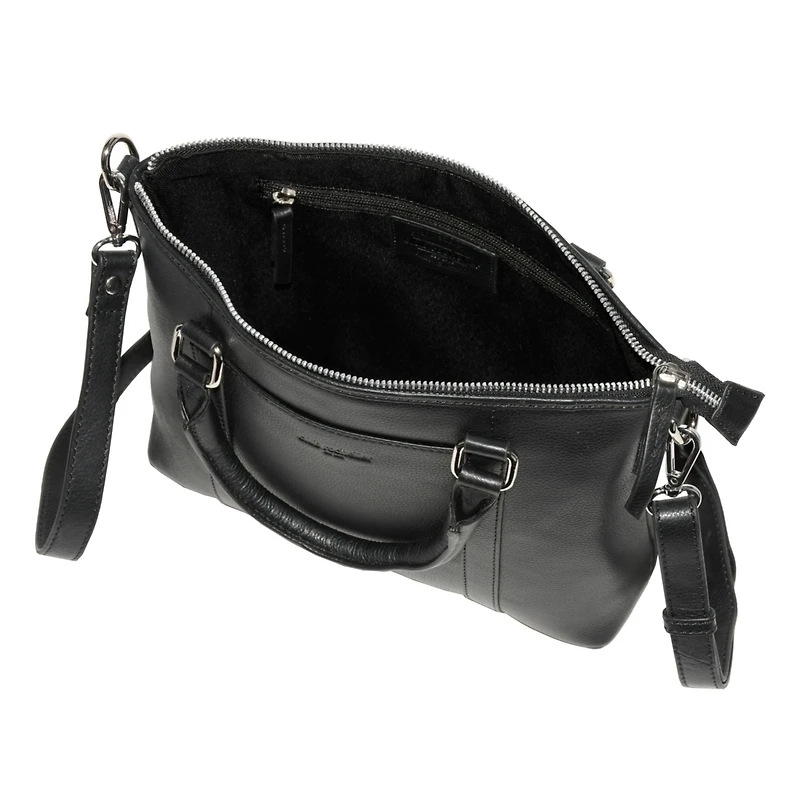 Club Rochelier Leather Crossbody Bag with Top Handles