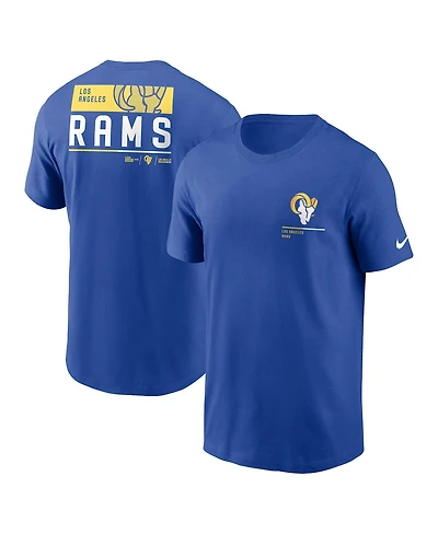 Men's Nike Royal Los Angeles Rams Team Incline T-shirt