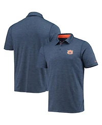 Men's Columbia Navy Auburn Tigers Tech Trail Omni-Shade Polo Shirt