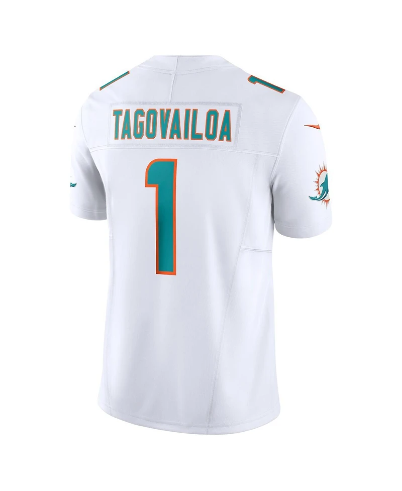 Men's Nike Tua Tagovailoa White Miami Dolphins Vapor F.u.s.e. Limited Jersey