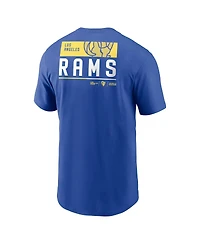Men's Nike Royal Los Angeles Rams Team Incline T-shirt