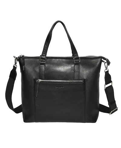 Club Rochelier Ladies Large Leather Crossbody Business Tote Bag