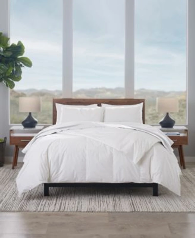 Ella Jayne Luxury White Down Comforter Featherbed Bundle