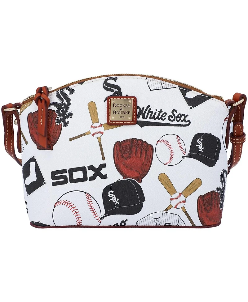 Women's Dooney & Bourke Chicago White Sox Gameday Suki Crossbody Purse with Medium Wristlet