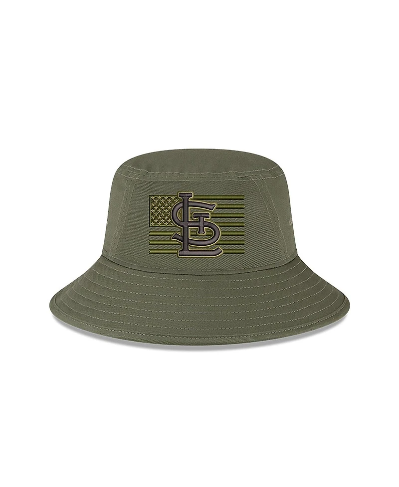 Men's New Era Green St. Louis Cardinals 2023 Armed Forces Day Bucket Hat