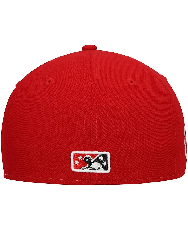 Men's New Era White Vancouver Canadians Authentic Collection Team Alternate 59FIFTY Fitted Hat