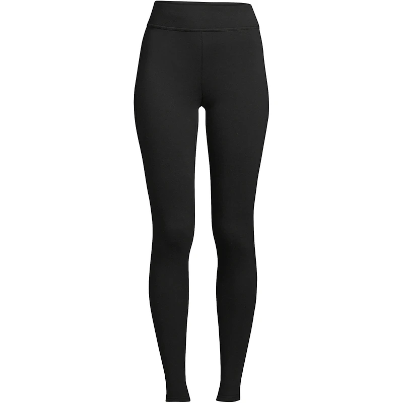 Lands' End Plus High Rise Serious Sweats Fleece Lined Pocket Leggings