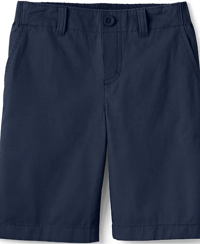 Lands' End Girls School Uniform Elastic Waist Pull On Shorts