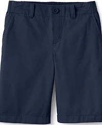 Lands' End Girls School Uniform Elastic Waist Pull On Shorts