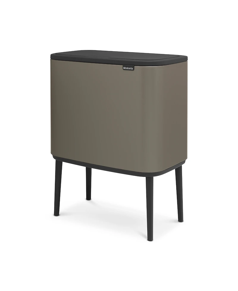 Bo Touch Top Dual Compartment Trash Can, 3 plus 6 Gallon