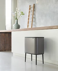 Bo Touch Top Dual Compartment Trash Can, 3 plus 6 Gallon