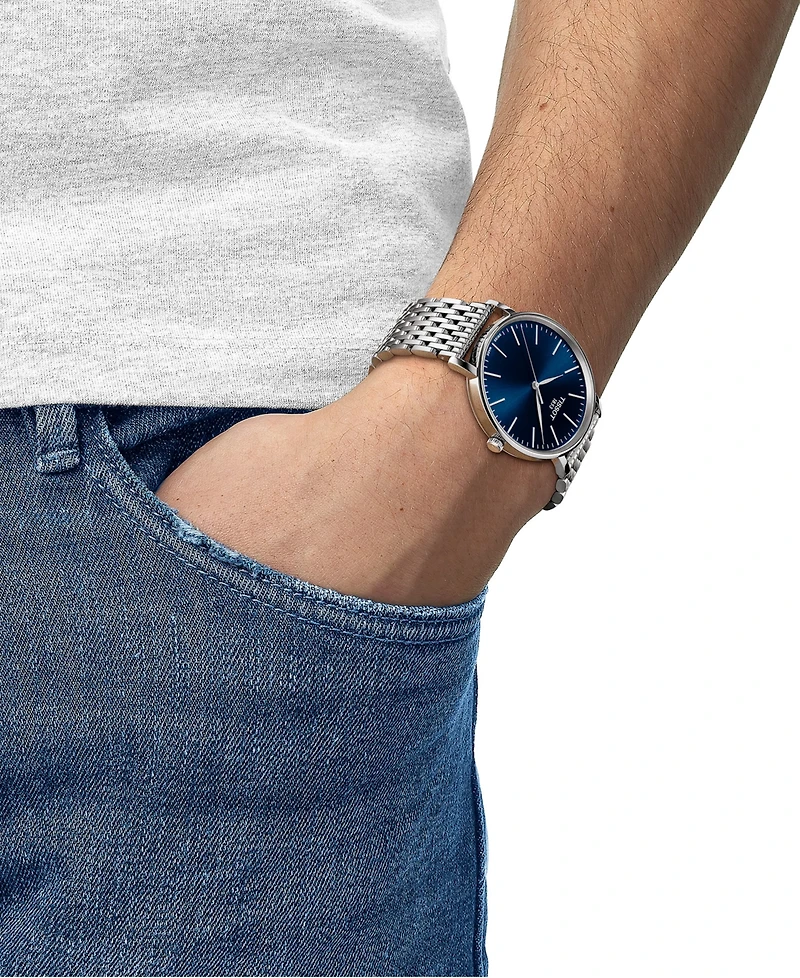 Tissot Men's Swiss Everytime Stainless Steel Bracelet Watch 40mm