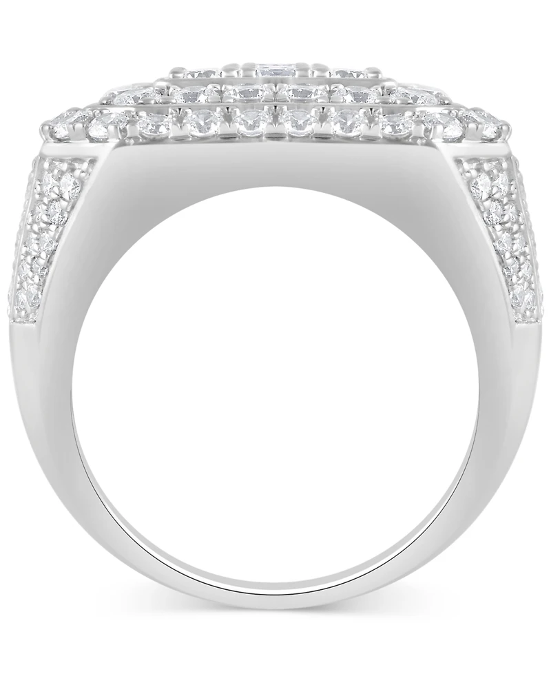 Men's Diamond Cluster Ring (5 ct. t.w.) 10k Yellow, White or Rose Gold