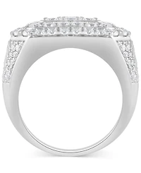 Men's Diamond Cluster Ring (5 ct. t.w.) 10k Yellow, White or Rose Gold