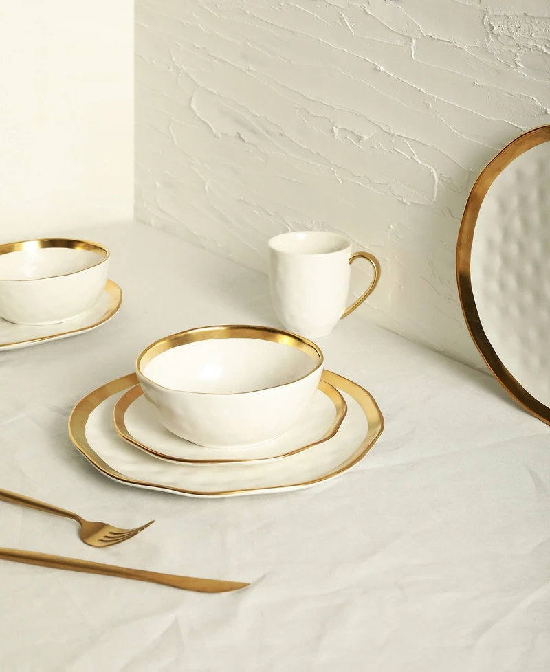 Stone Lain Florian 16 Pc. Dinnerware Set, Service For 4