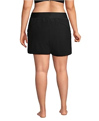 Lands' End Plus SunShade Upf 50 5" Board Shorts with Panty
