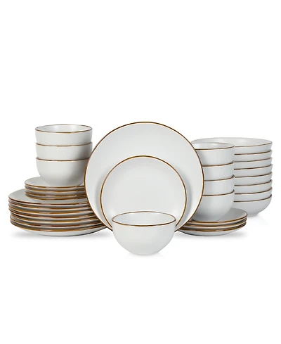 Stone Lain Brasa 32 Pc. Dinnerware Set, Service for 8