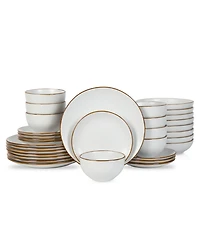 Stone Lain Brasa 32 Pc. Dinnerware Set, Service for 8