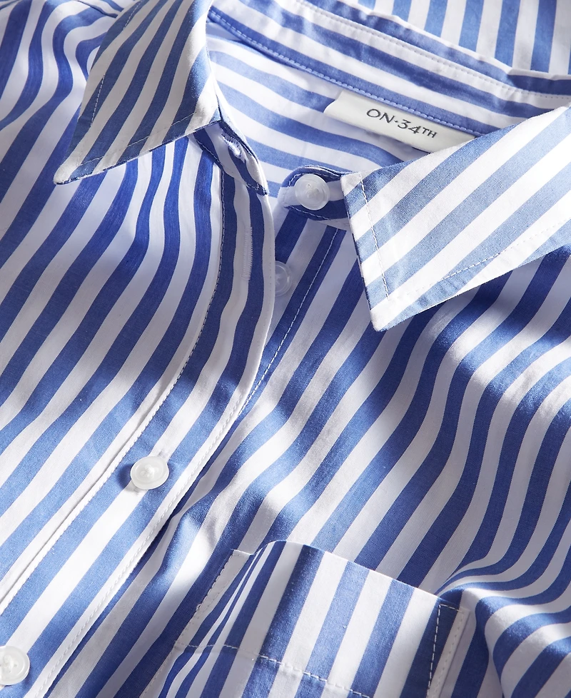 On 34th Women's Collared Button-Down Shirt, Created for Macy's