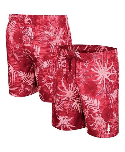 Men's Colosseum Cardinal Stanford Cardinal What Else is New Swim Shorts