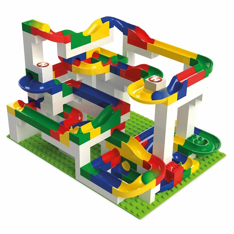 Hubelino Marble Run - 200-Piece Big Building Box - The Original!