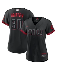Women's Nike Black Cincinnati Reds Ken Griffey Jr. 2023 City Connect Replica Player Jersey