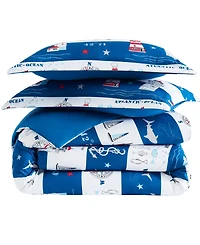Southshore Fine Linens Atlantic Oversized Reversible 3-Pc. Comforter Set, King