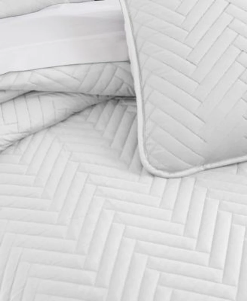 Southshore Fine Linens Solid Color Chevron Quilt Sets
