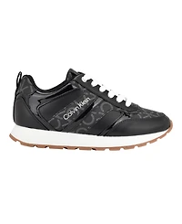 Calvin Klein Women's Carlla Round Toe Lace-up Sneakers