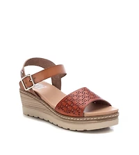Women's Wedge Sandals By Xti, Medium Brown