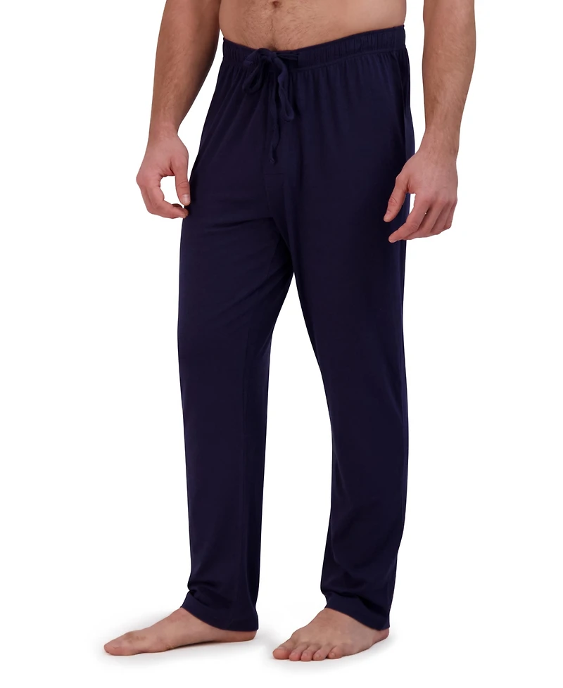 Hanes Men's Cotton Modal Knit Pajama, 2 Piece Set