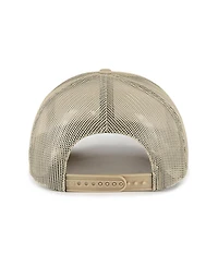 Men's '47 Brand Khaki Clemson Tigers Foam Front Mesh Trucker Snapback Hat