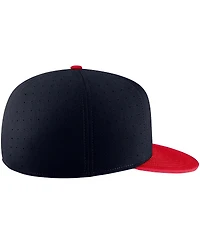 Men's Nike Black Illinois Fighting Illini Aero True Baseball Performance Fitted Hat