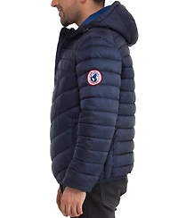 Men's Light Weight Quilted Hooded Puffer Jacket Coat