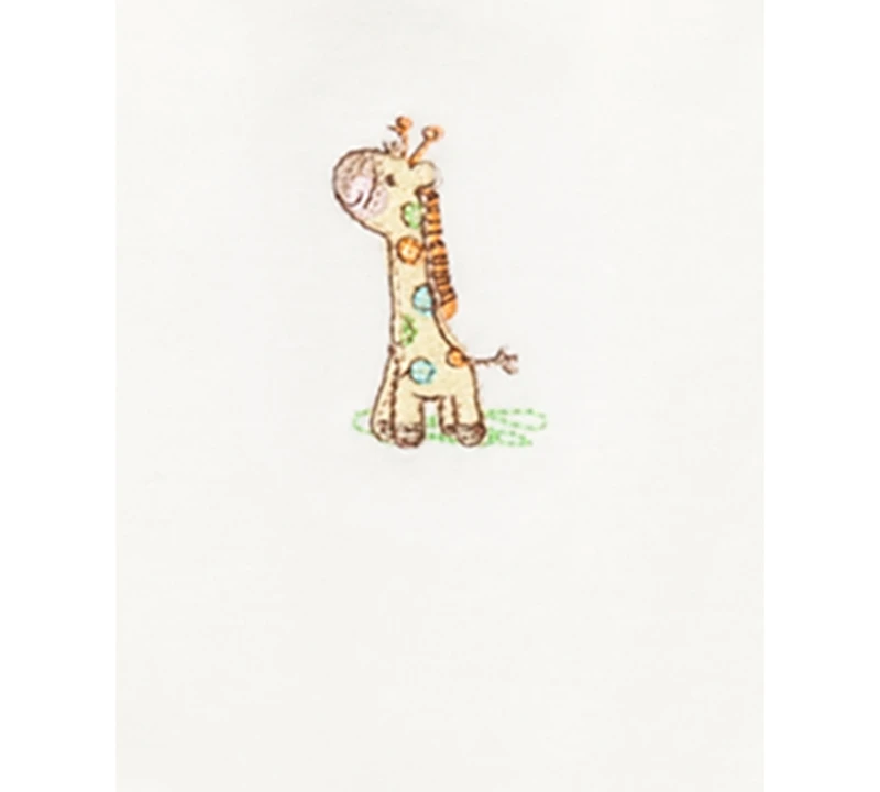 Little Me Baby Boys or Girls Giraffe Bodysuits, Pack of 3