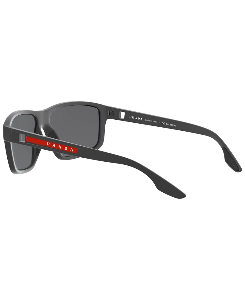 Prada Linea Rossa Men's Polarized Sunglasses, Ps 02XS